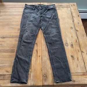 Black gray boot cut j brand jeans
